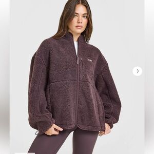 Oner Active Deep Brown Teddy Jacket